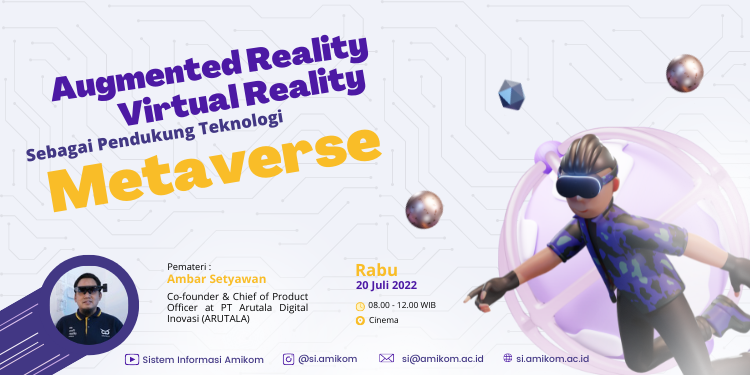 Seminar AR/VR Sebagai Pendukung Teknologi Metaverse