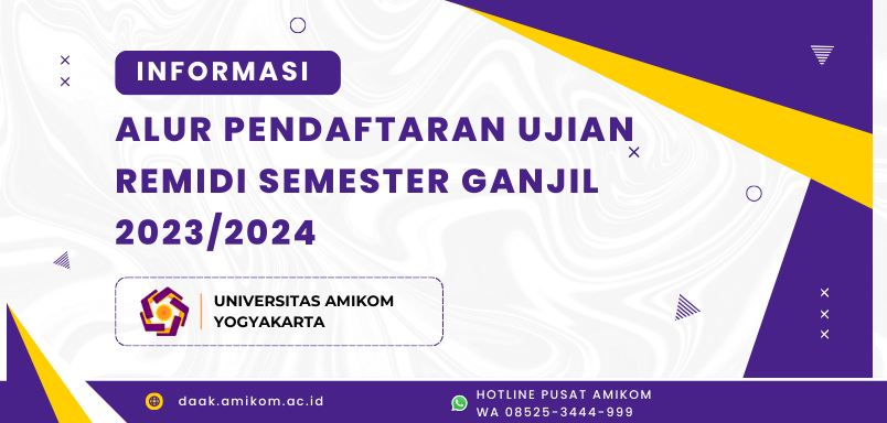 INFORMASI ALUR PENDAFTARAN UJIAN REMIDI SEMESTER GANJIL 2023/2024
