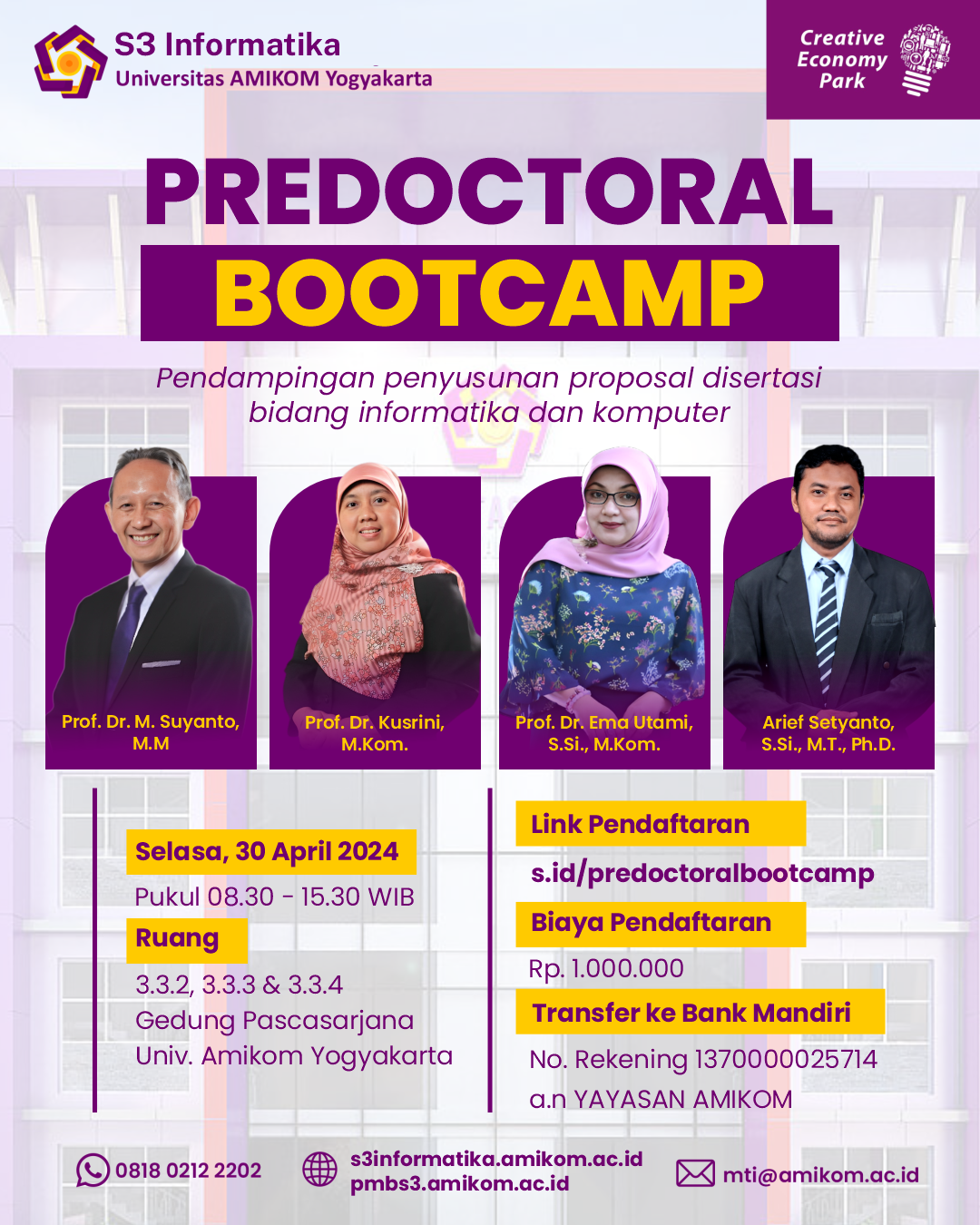 Predoctoral Bootcamp