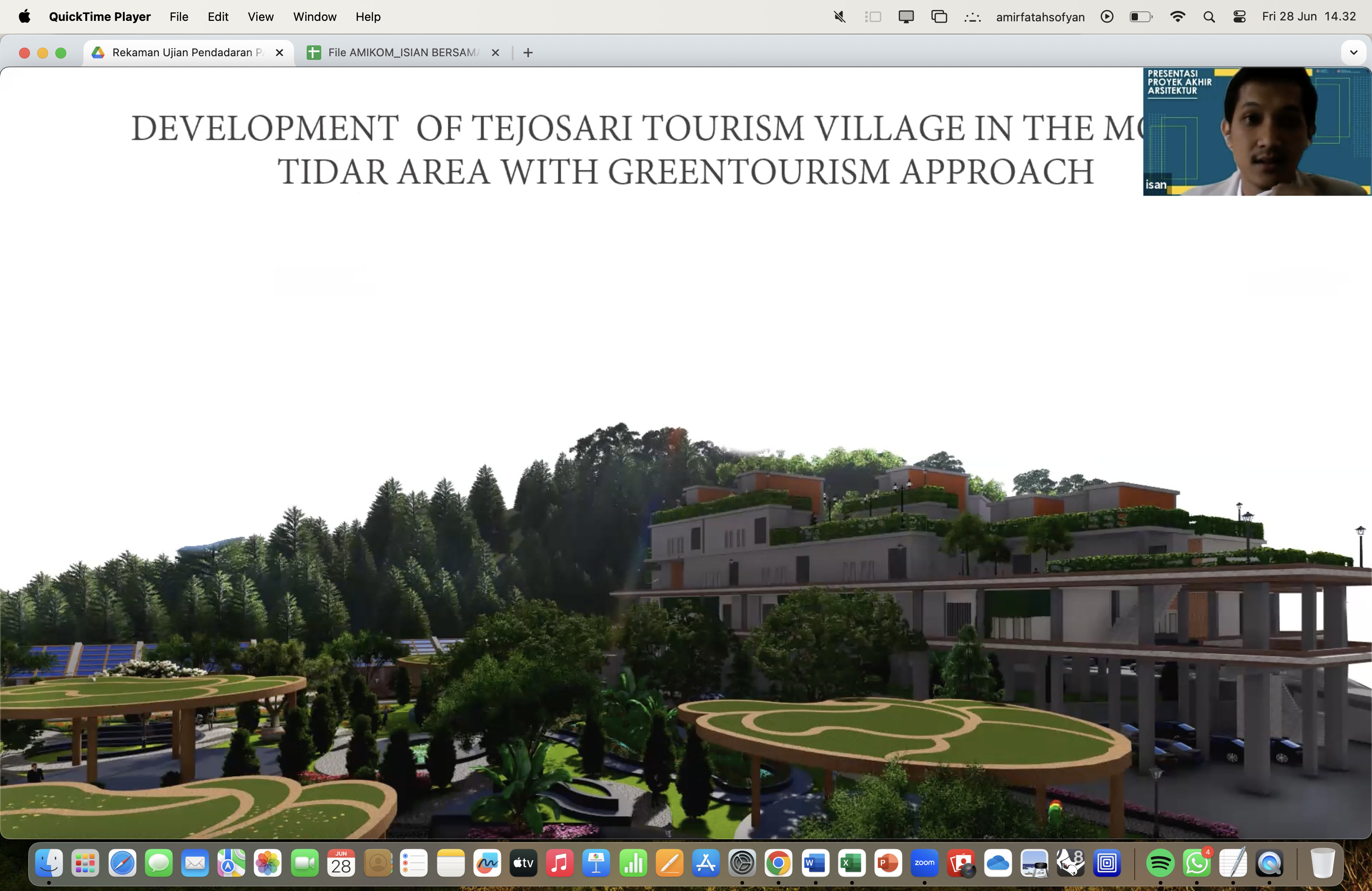 Dosen Polytechnic University of the Philippines menjadi Penguji Tamu pada Ujian Skripsi di Prodi Arsitektur Universitas Amikom Yogyakarta.