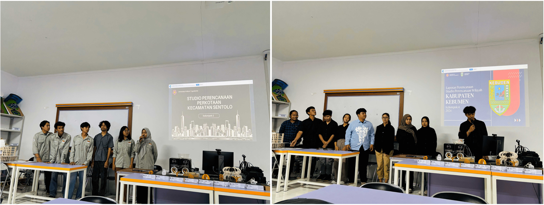 Display UAS Studio Perencanaan Kota & Studio Perencanaan Wilayah Tahun Ajaran 2024/2025