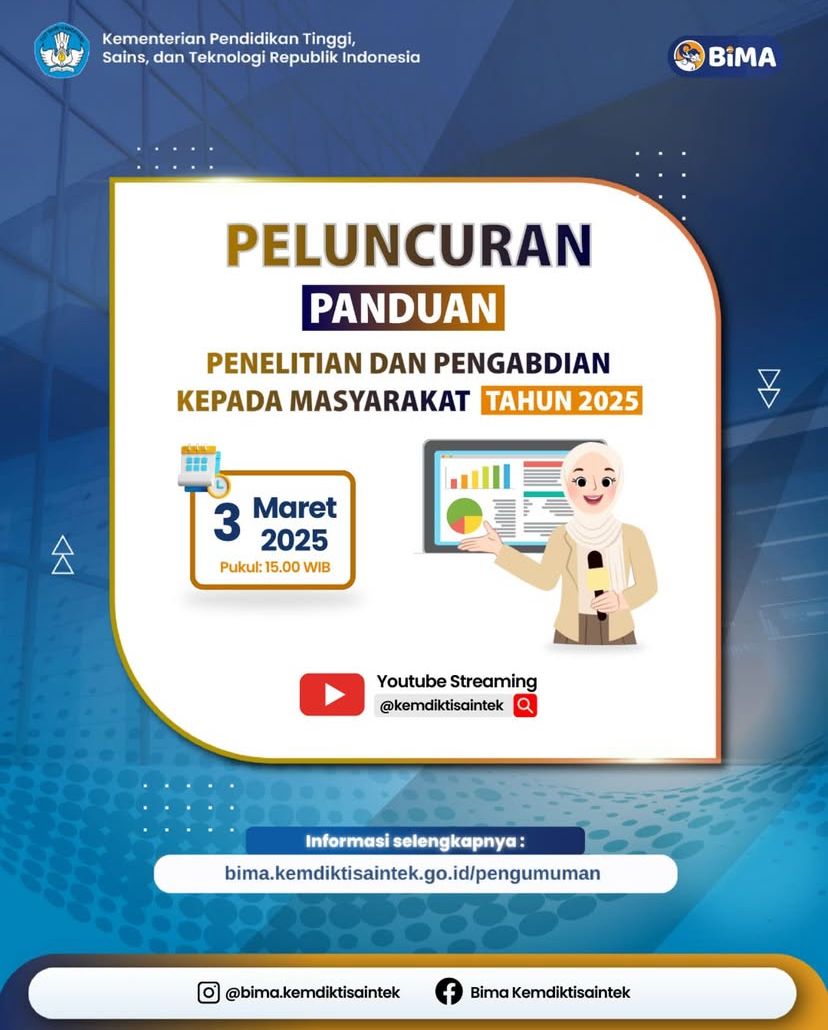 Undangan Peluncuran Panduan Penelitian & Pengabdian Masyarakat 2025