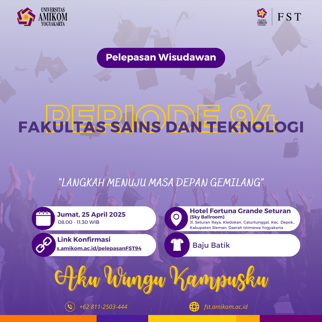 Pelepasan Wisudawan/Wisudawati Fakultas Sains dan Teknologi Periode 94