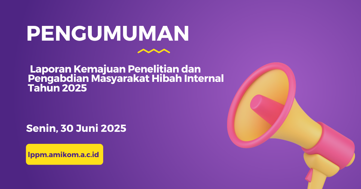 Informasi Laporan Kemajuan Hibah Internal 2025