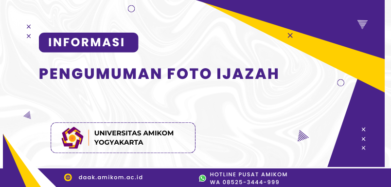 PENGUMUMAN FOTO IJAZAH