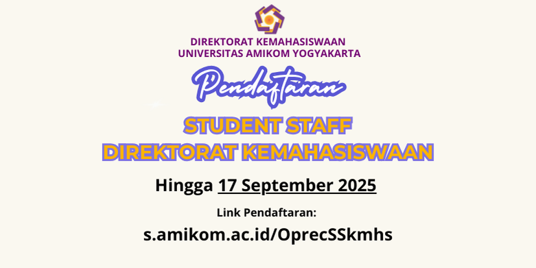 Open Recruitment Student Staff Direktorat Kemahasiswaan