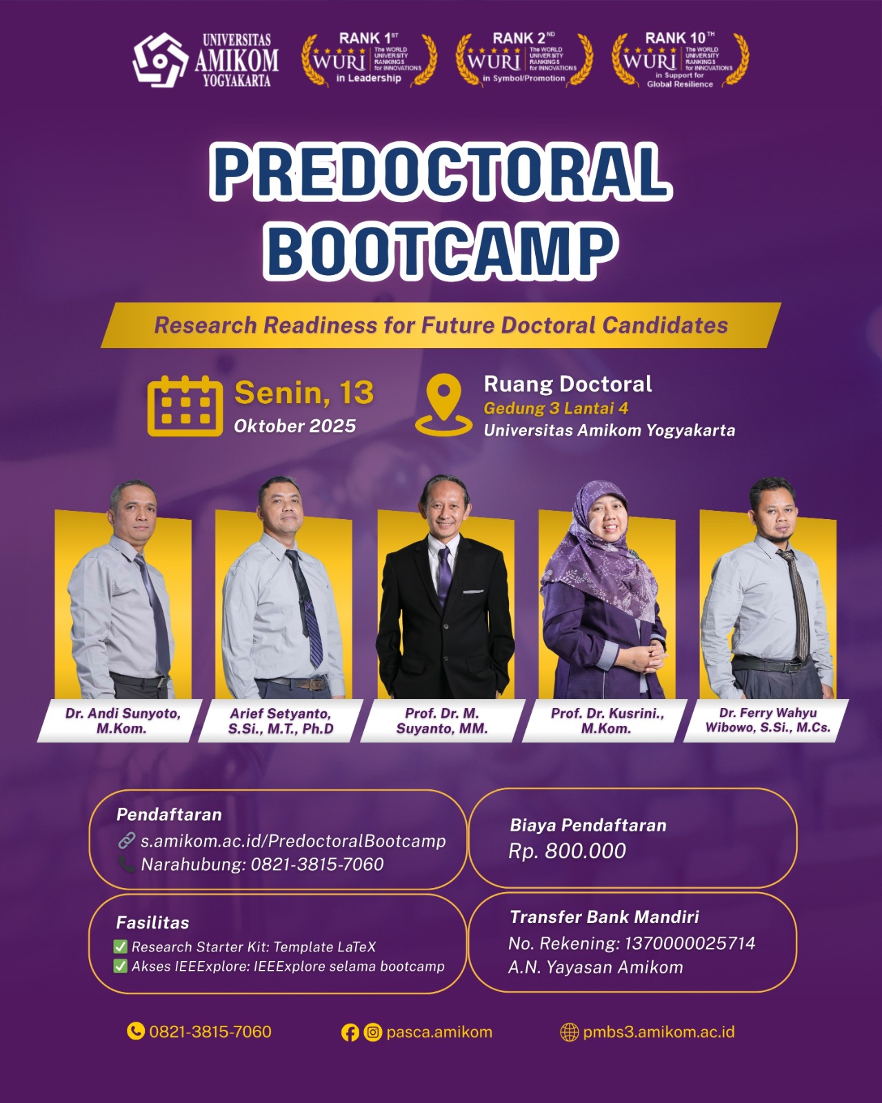 PREDOCTORAL BOOTCAMP