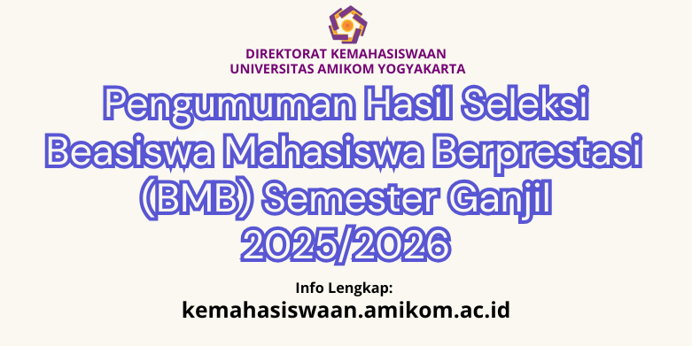 HASIL SELEKSI BEASISWA MAHASISWA BERPRESTASI SEMESTER GANJIL 2025/2026