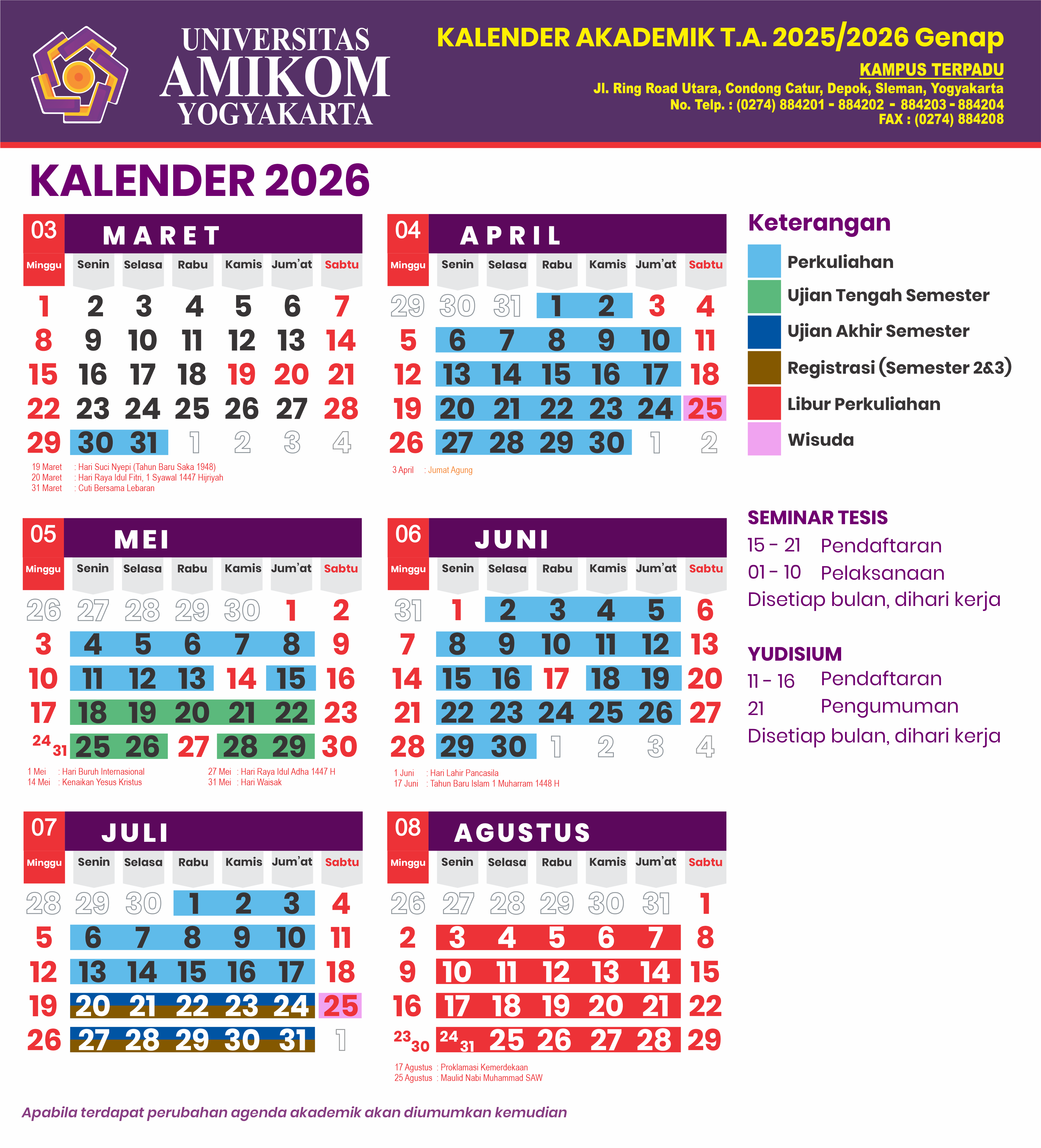 Kalender Akademik