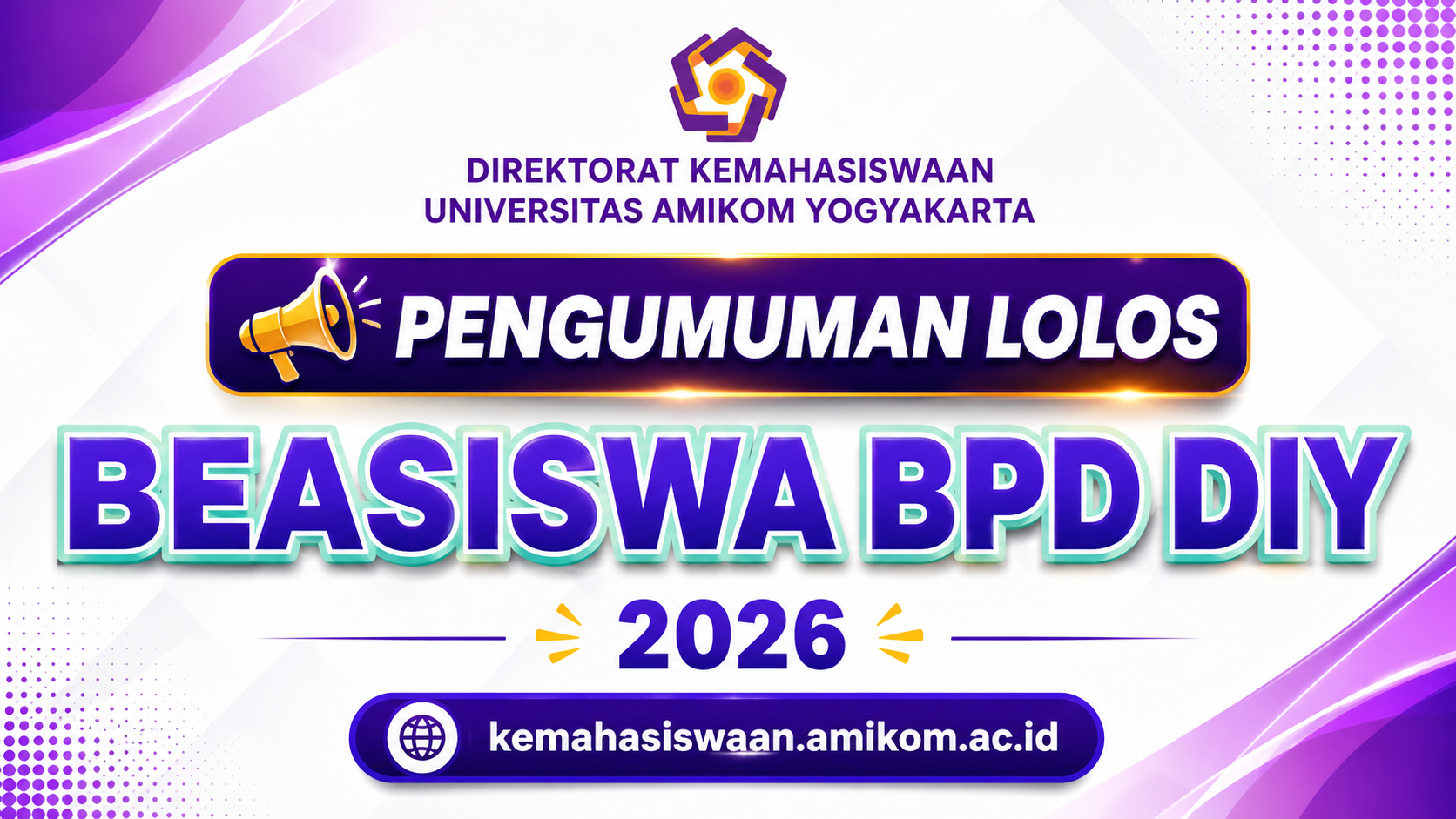 Pengumuman Lolos Beasiswa BPD DIY 2026