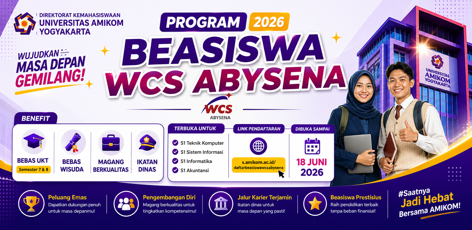 Pendaftaran Beasiswa WCS Abysena