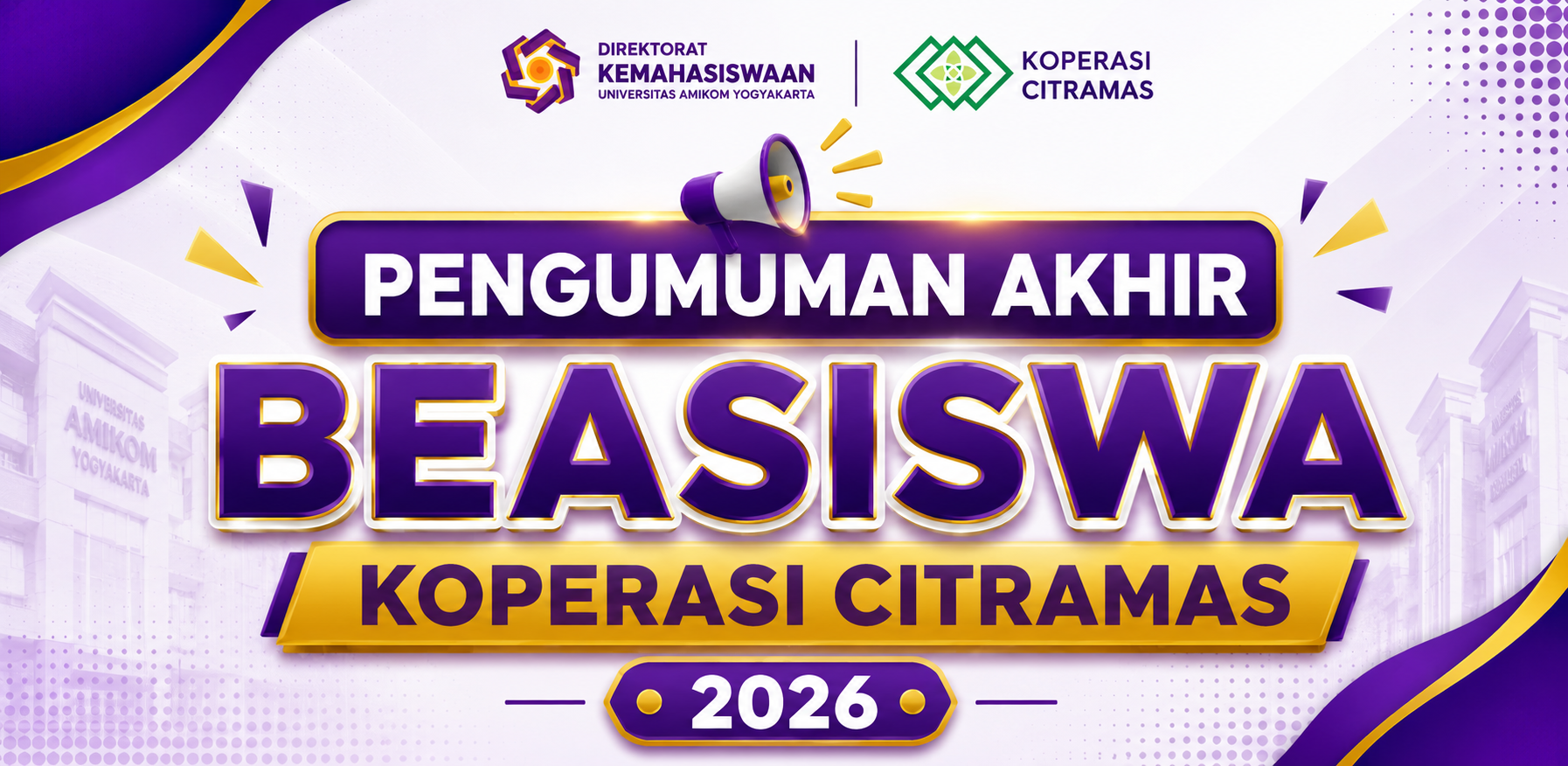 Pengumuman Akhir Lolos Beasiswa Koperasi Citramas 2026