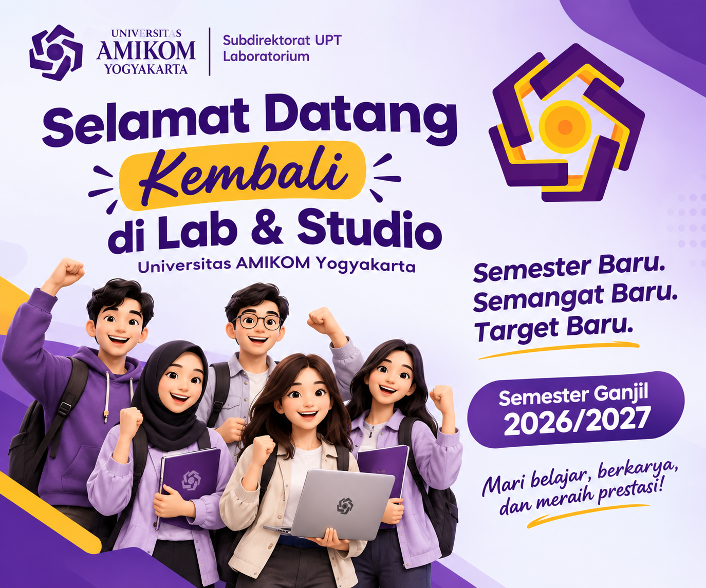 Universitas AMIKOM Yogyakarta Memulai Perkuliahan Semester Ganjil Tahun Akademik 2026/2027